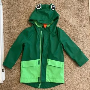Toddler 2T frog raincoat cat&jack